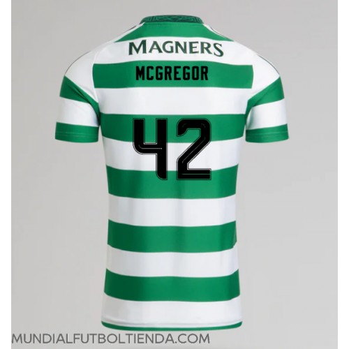 Camiseta Celtic Callum McGregor #42 Primera Equipación Replica 2024-25 mangas cortas